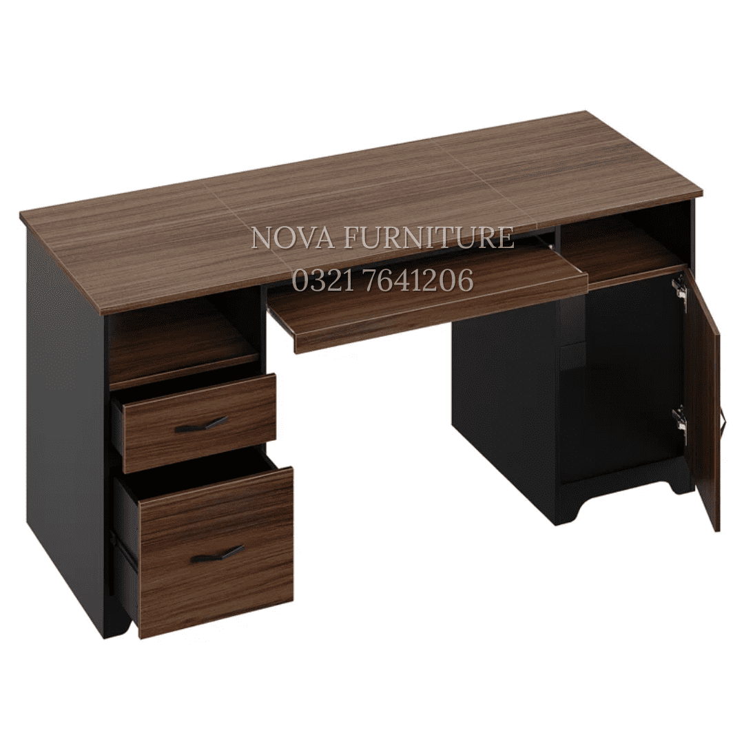 Daylie Computer Table 2 Daylie Computer table brown