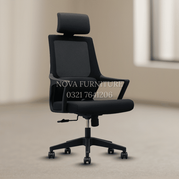Matrix black high back revolving executive office chair
