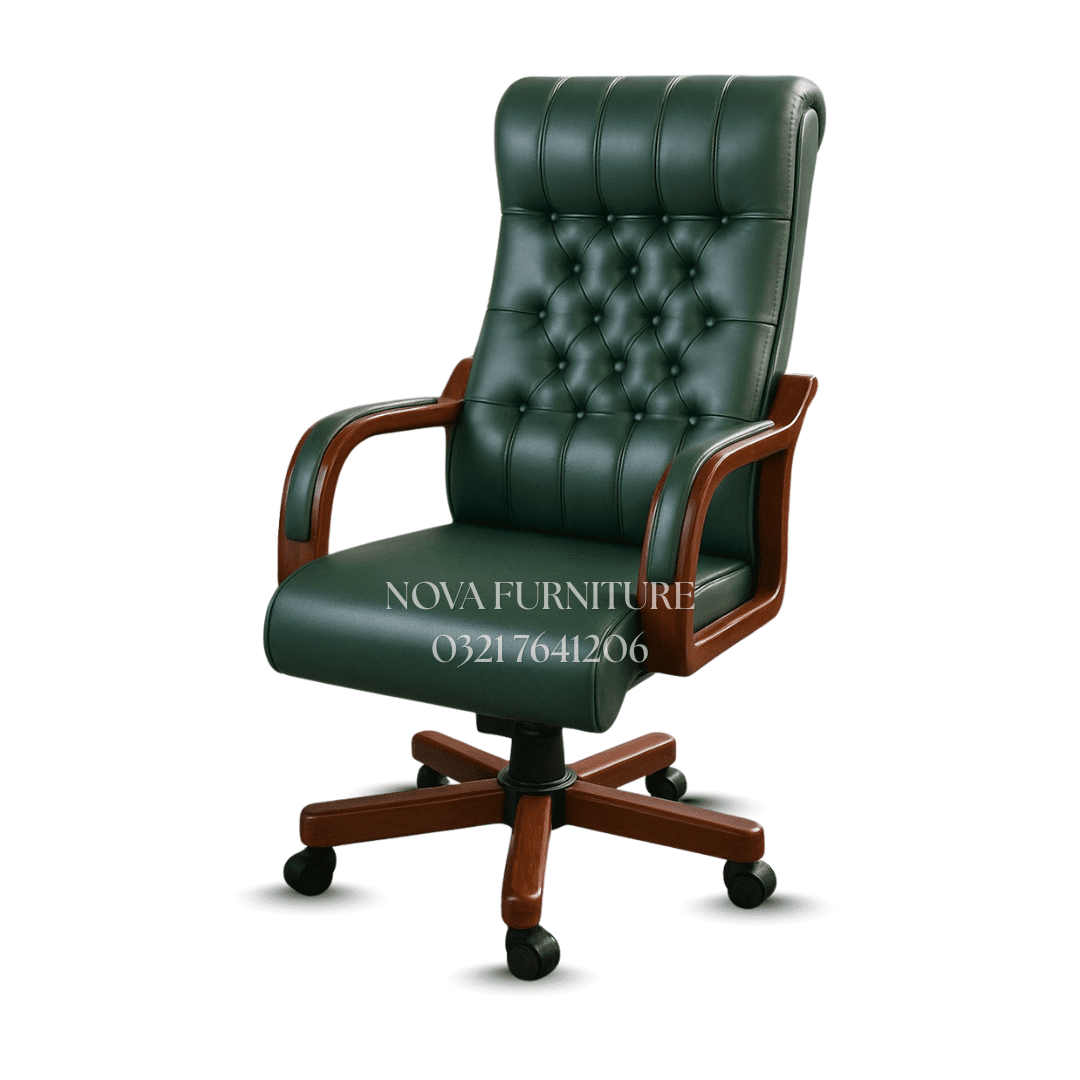 Zen G 2 Zen Green Leather executive chair