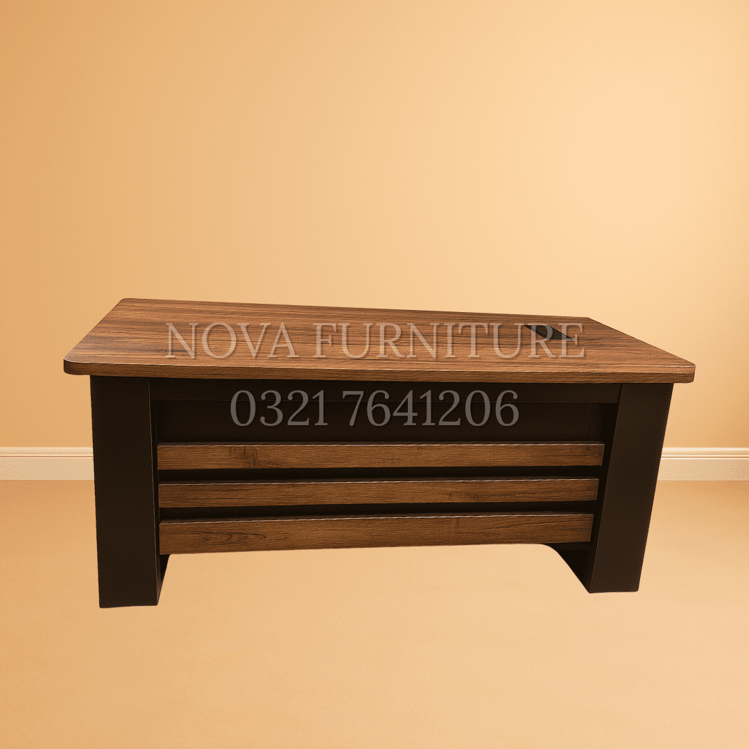 Xtreme 1 Xtreme executive office table made in matte uv melamine in duo toned color combination