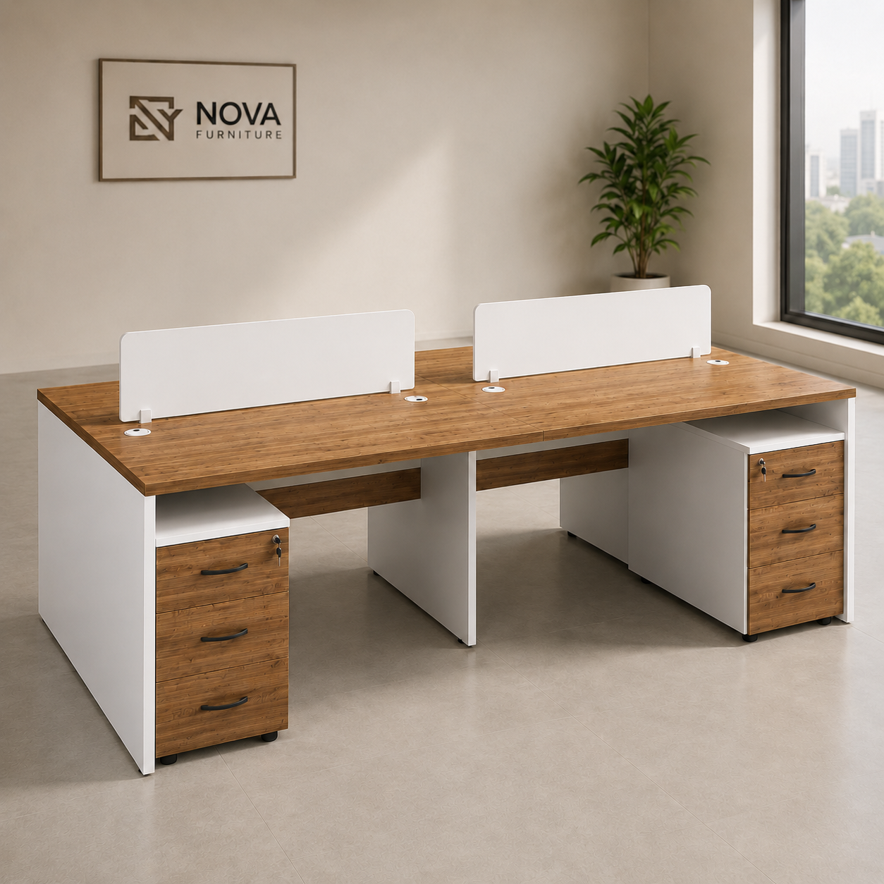Fusion 4-Person Workstation 1 Fusion 4-Person Workstation