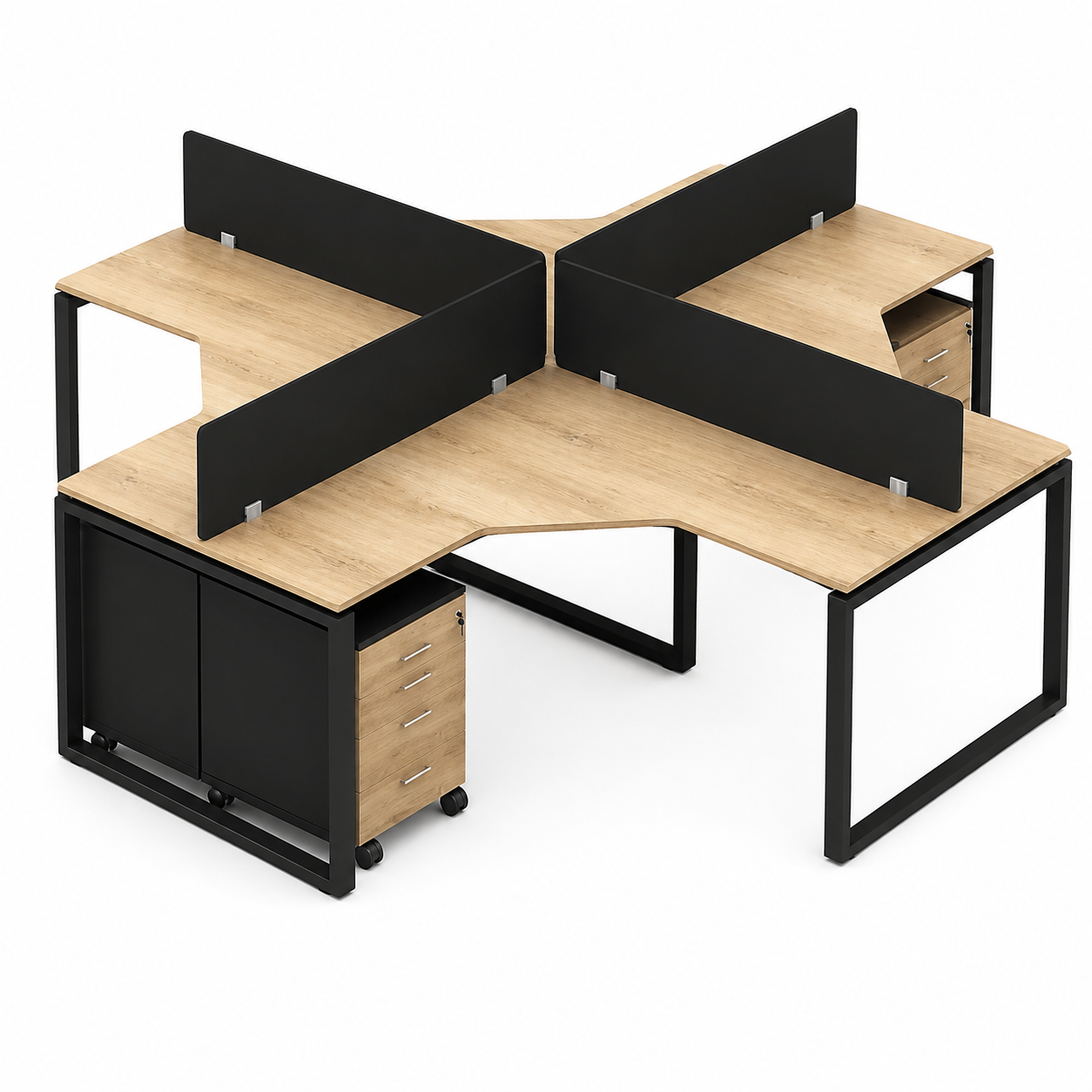 Synergy 4 Person Workstation 2 Synergy 4 Person Workstation - Image 2