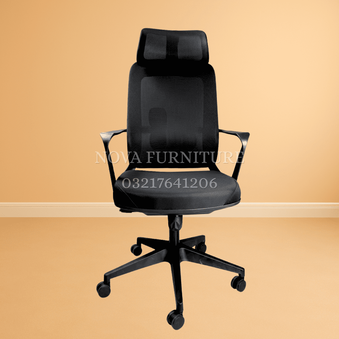 Marvel 1 Marvel executive high back mesh fabric revolving office chair with adjustable headrest