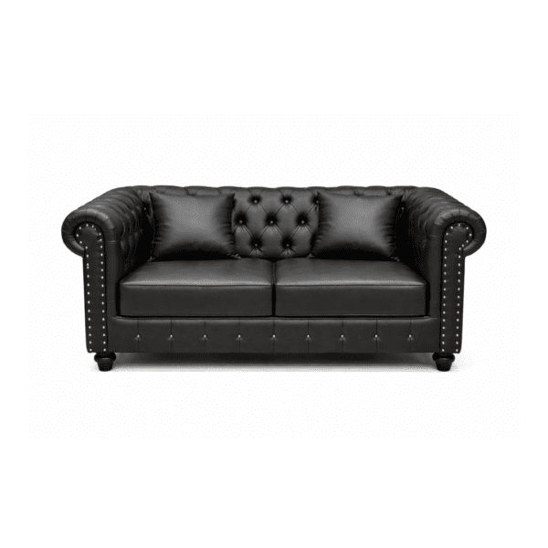 2 Seater Faux Leather Sofa