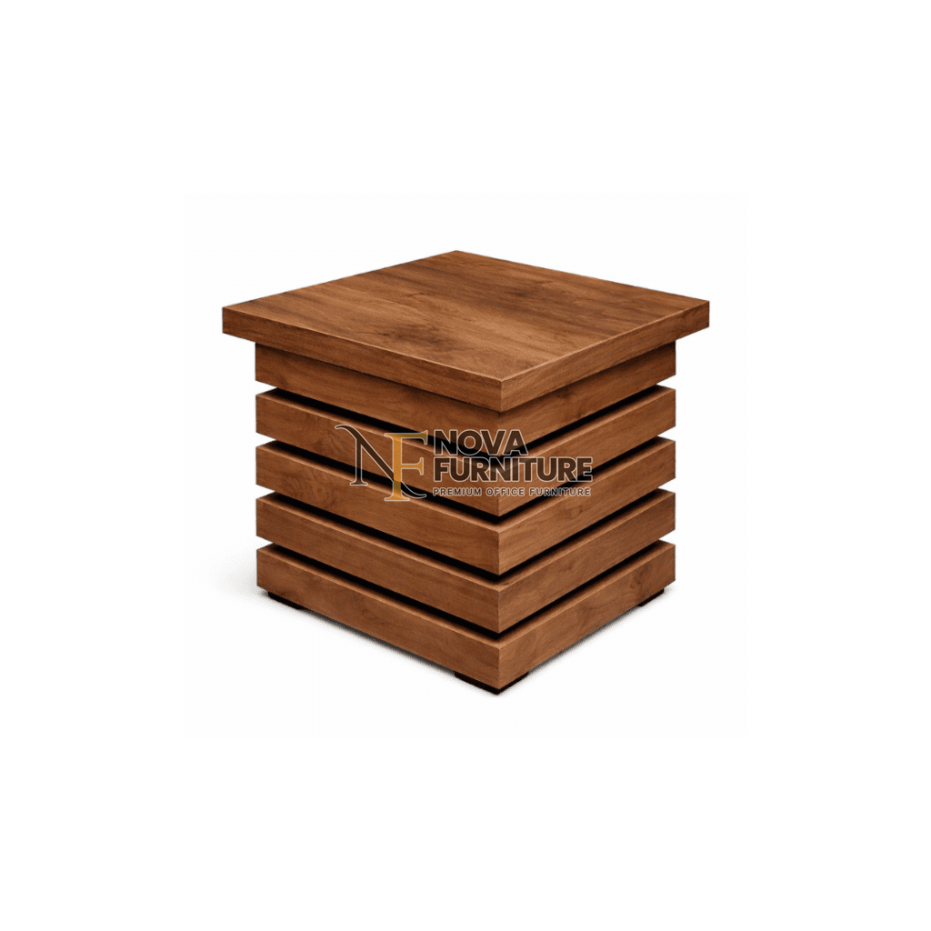 Wooden square side table design