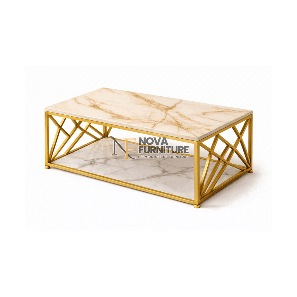 Square marble top CENTER table