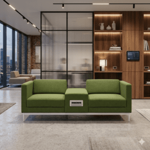 Towel Fabric 3 Seater Sofa