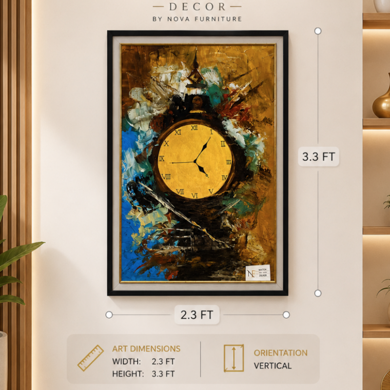 Nova Decor 2 Clock Painting
