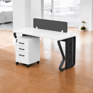 MOD 1-Person Workstation (White Black)