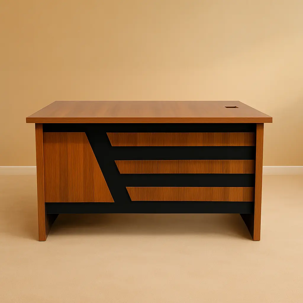 wooden desk optimized